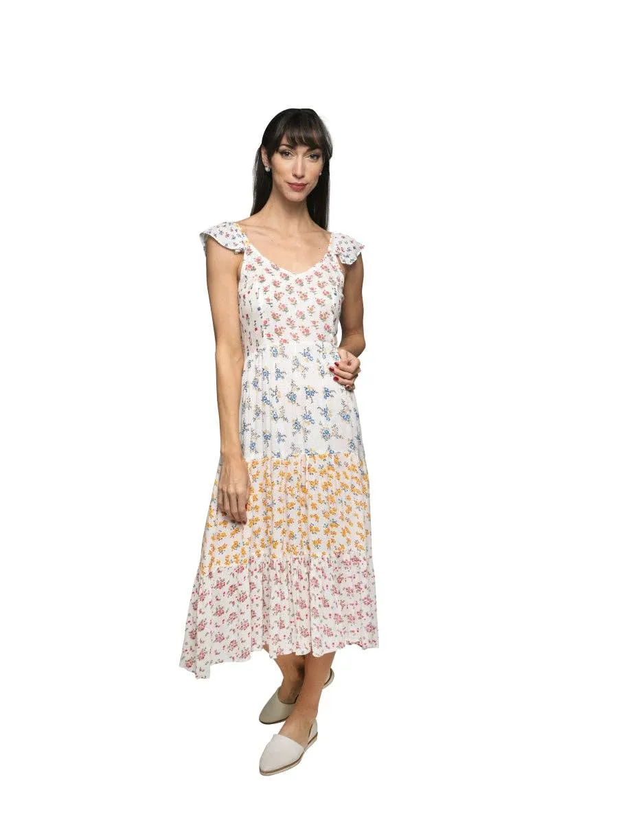 Flower Garden Patchwork Dress