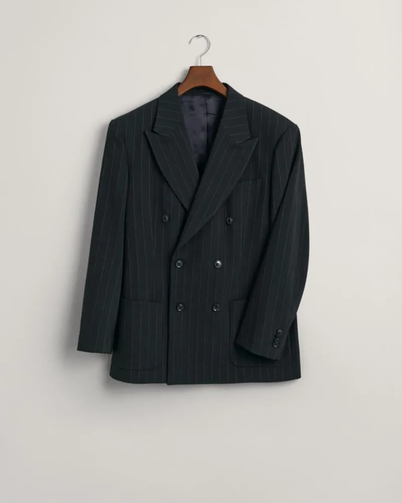 Gant Apparel Mens RELAXED DB PINSTRIPE SUIT BLAZER 405/NAVY