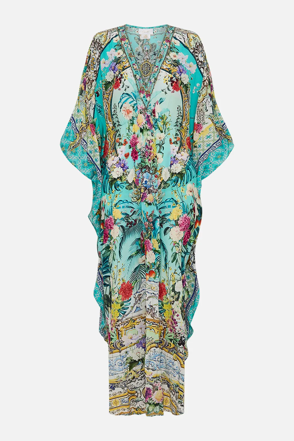 GATHERED WAIST KAFTAN GARDENS OF QUELUZ