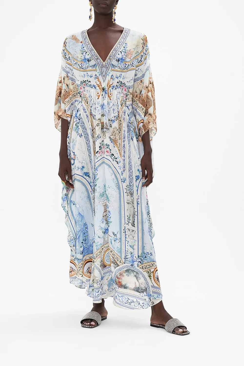 GATHERED WAIST KAFTAN SEASON OF THE SIREN