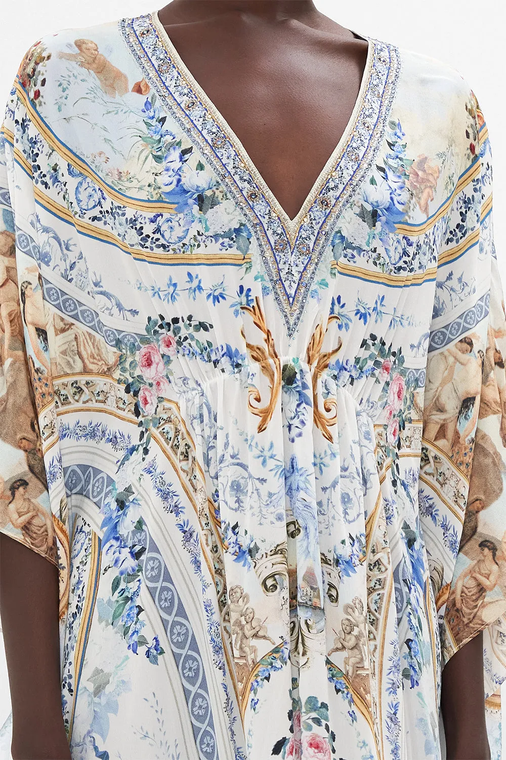 GATHERED WAIST KAFTAN SEASON OF THE SIREN