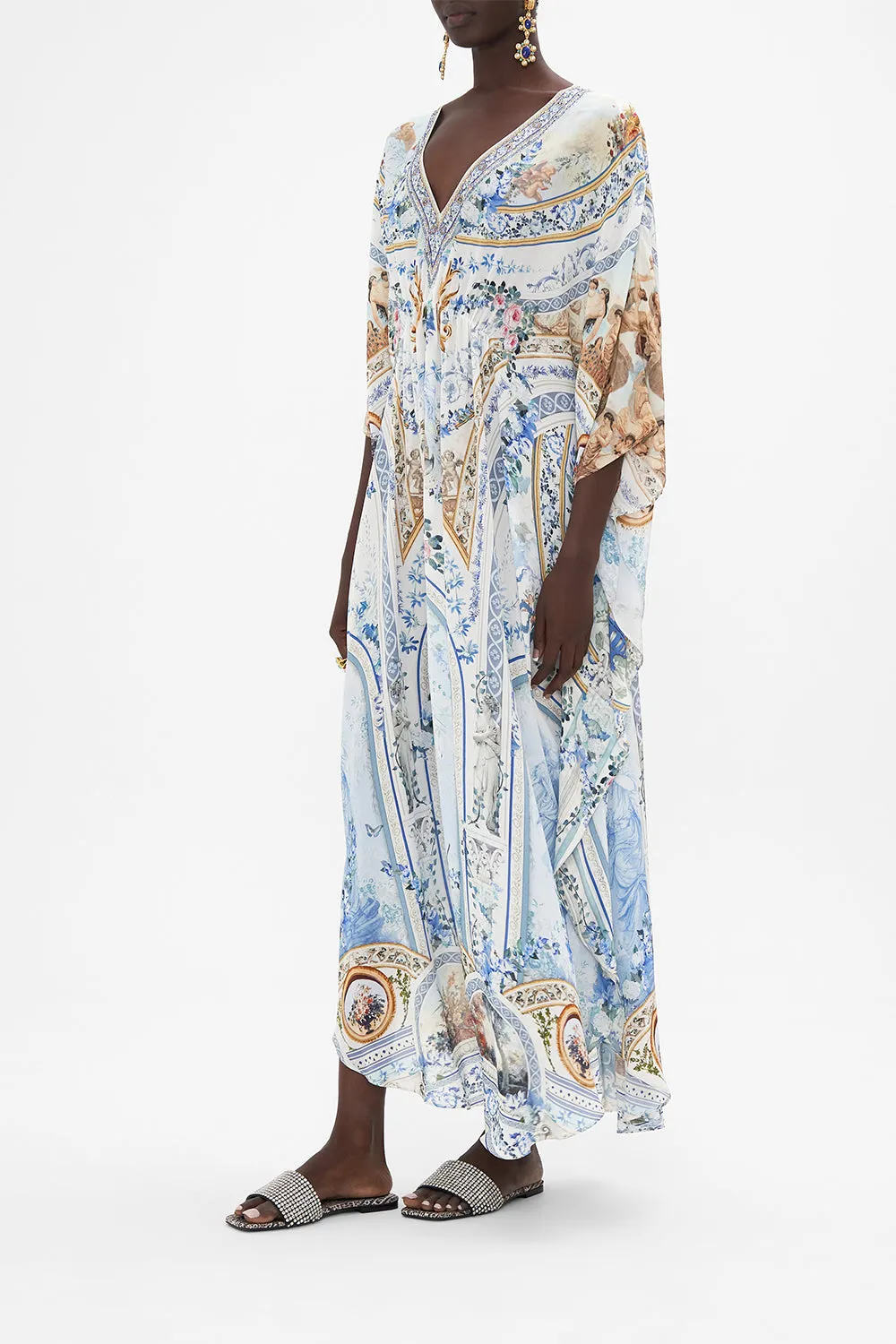 GATHERED WAIST KAFTAN SEASON OF THE SIREN