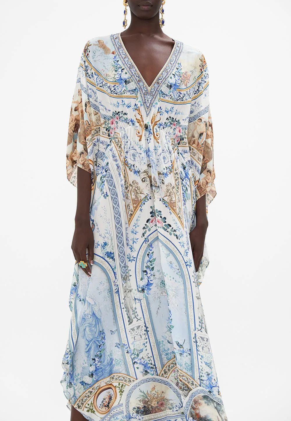 GATHERED WAIST KAFTAN SEASON OF THE SIREN