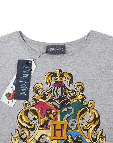 Harry Potter Hogwarts Crest Girl's Fringe Top
