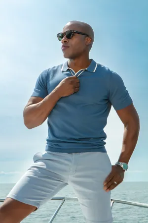 Johnny Open Polo Blue