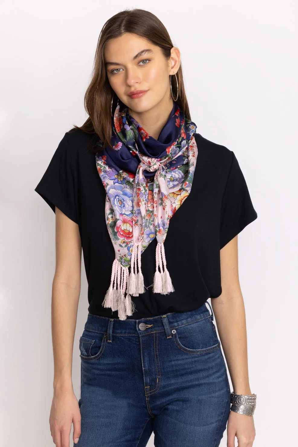 Johnny Was Elsa Silk Scarf