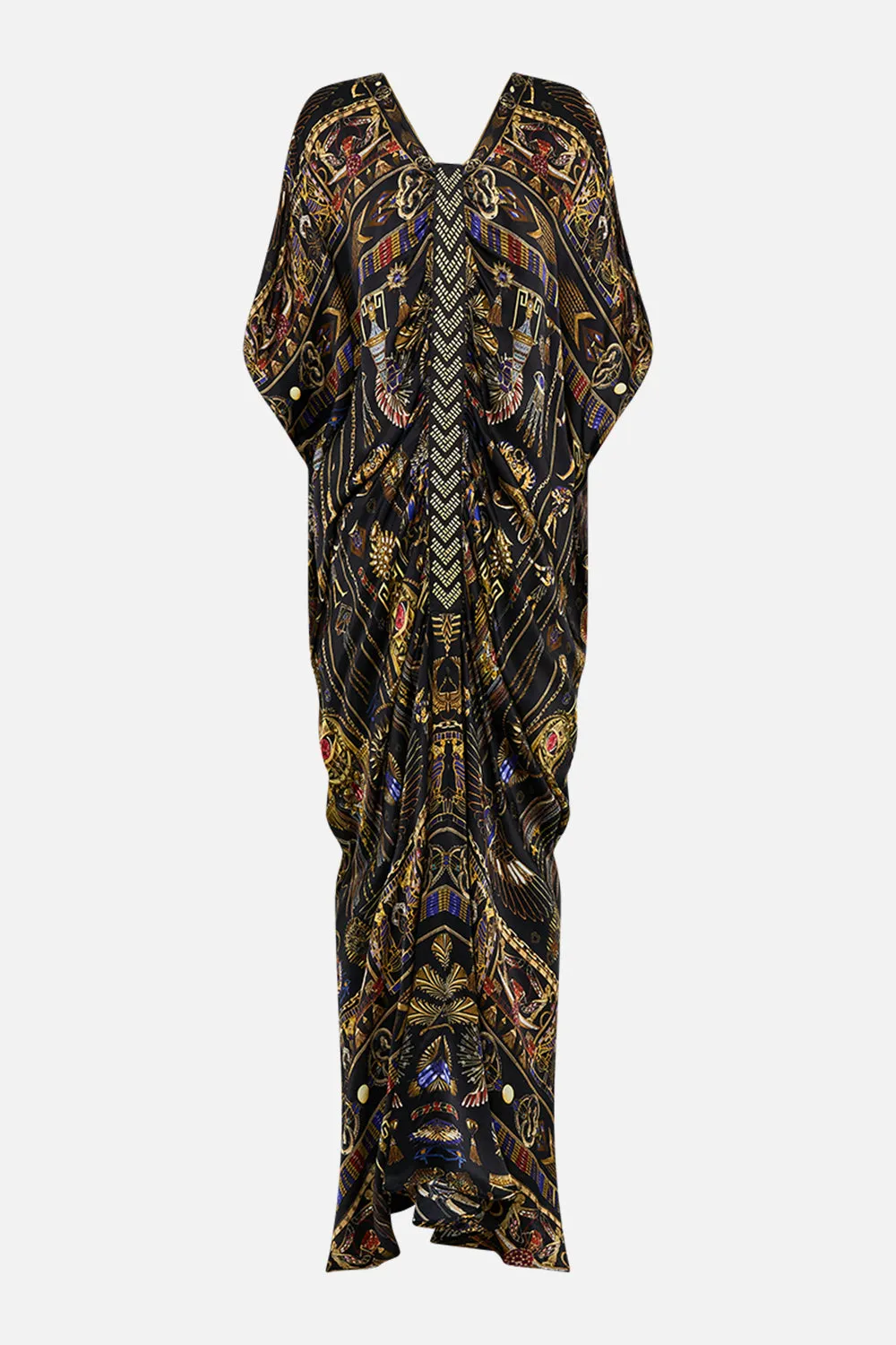 KAFTAN WITH FRONT TAB DETAIL CARTOUCHE KINGDOM