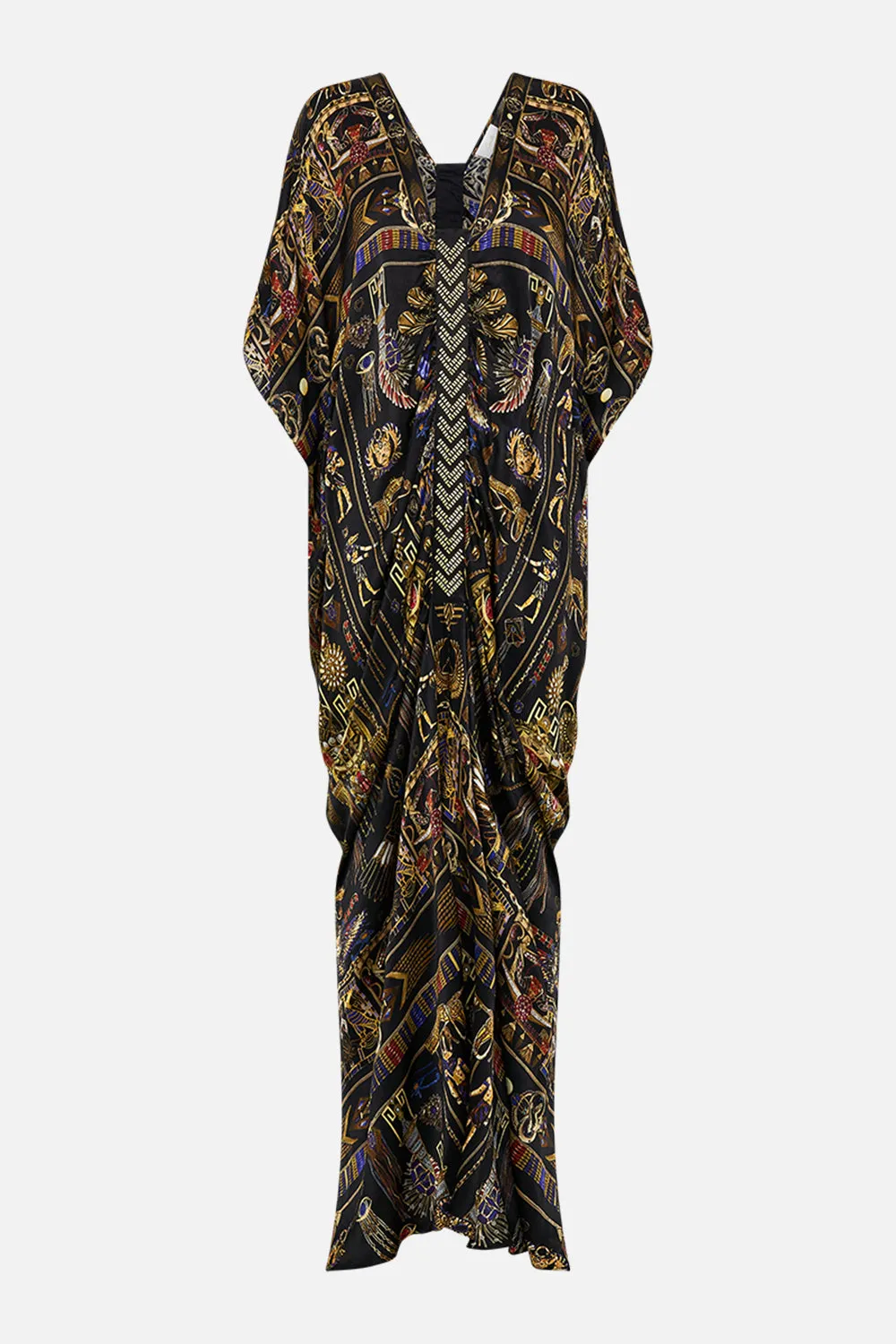 KAFTAN WITH FRONT TAB DETAIL CARTOUCHE KINGDOM