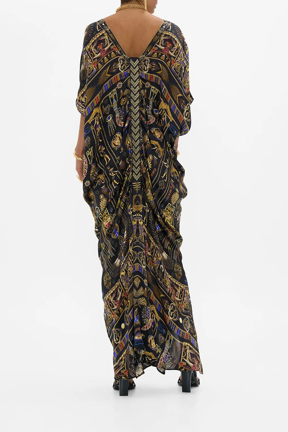 KAFTAN WITH FRONT TAB DETAIL CARTOUCHE KINGDOM