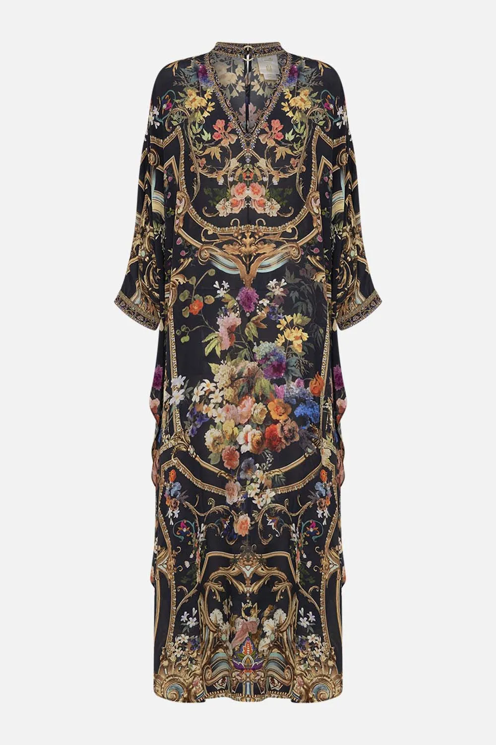 KAFTAN WITH HIGH COLLAR STAND PLAY YOUR CARDS RIGHT