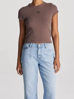 Lee 95' Essential Rib Tee - Dune