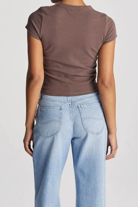 Lee 95' Essential Rib Tee - Dune