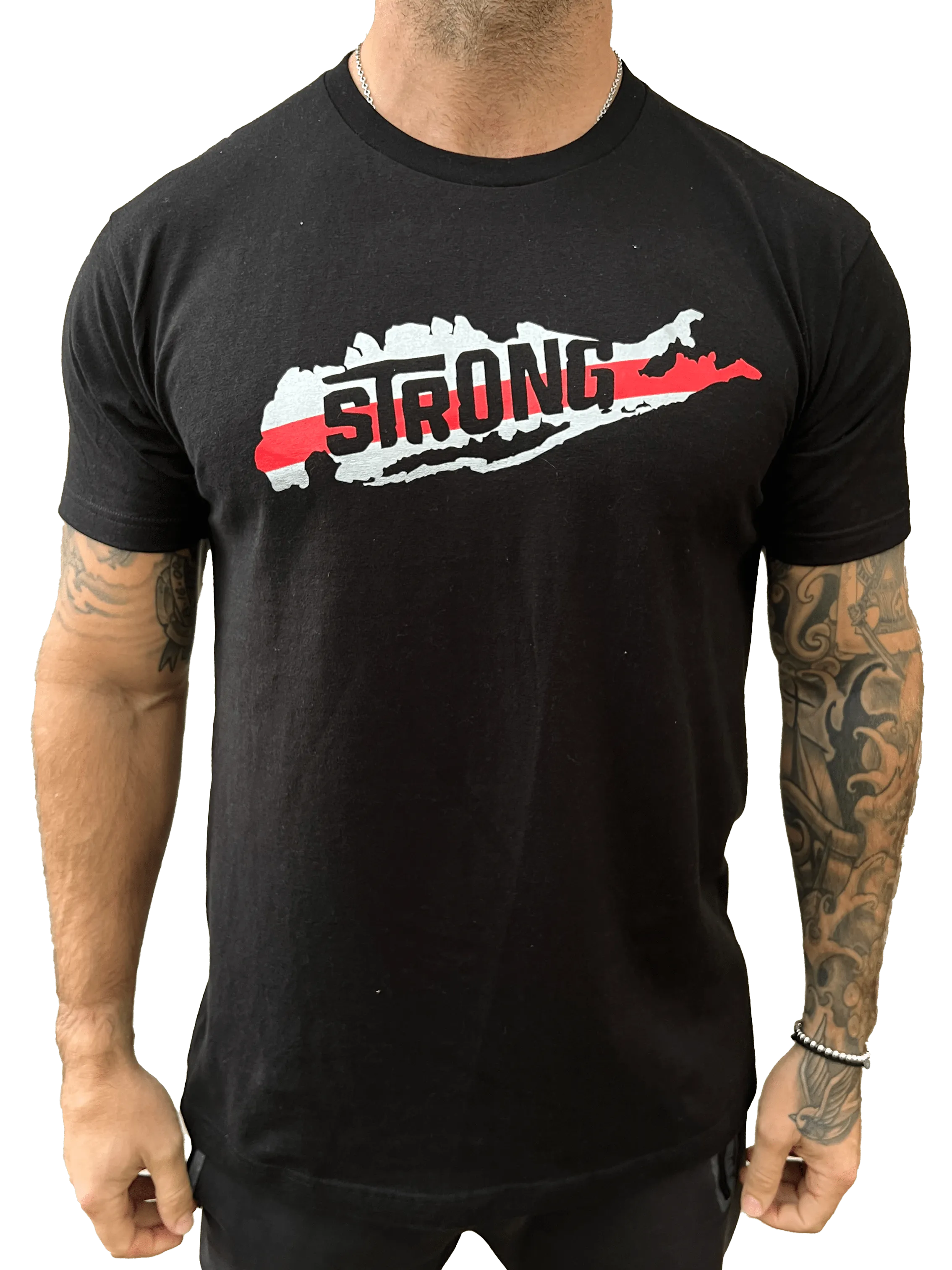 Long Island Strong Thin Red Line T Shirt