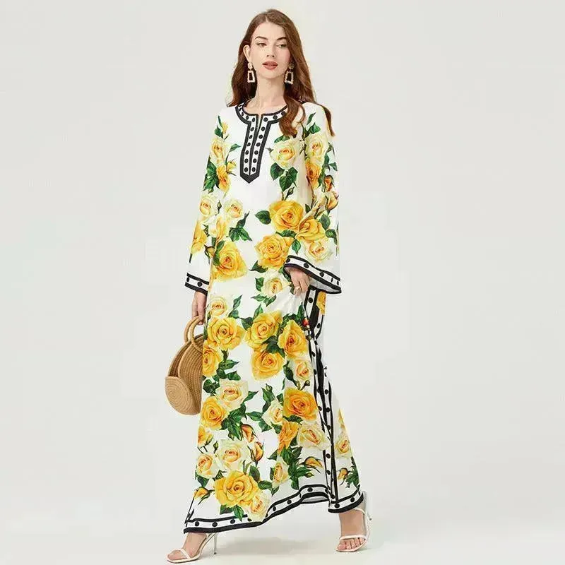 Loose Bohemian Holiday Dress Women