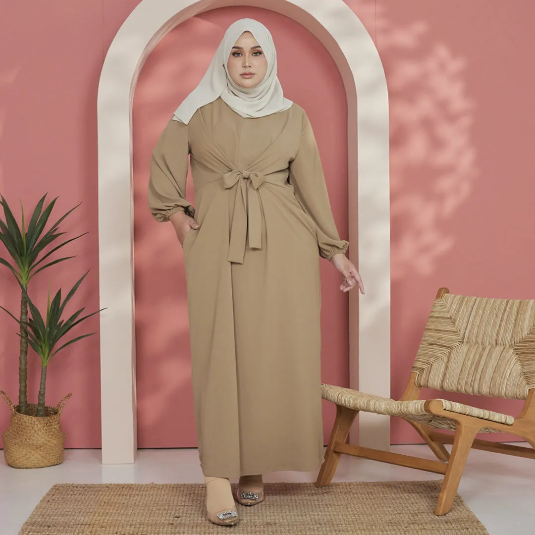 Lumina Maxi Dress - Nude