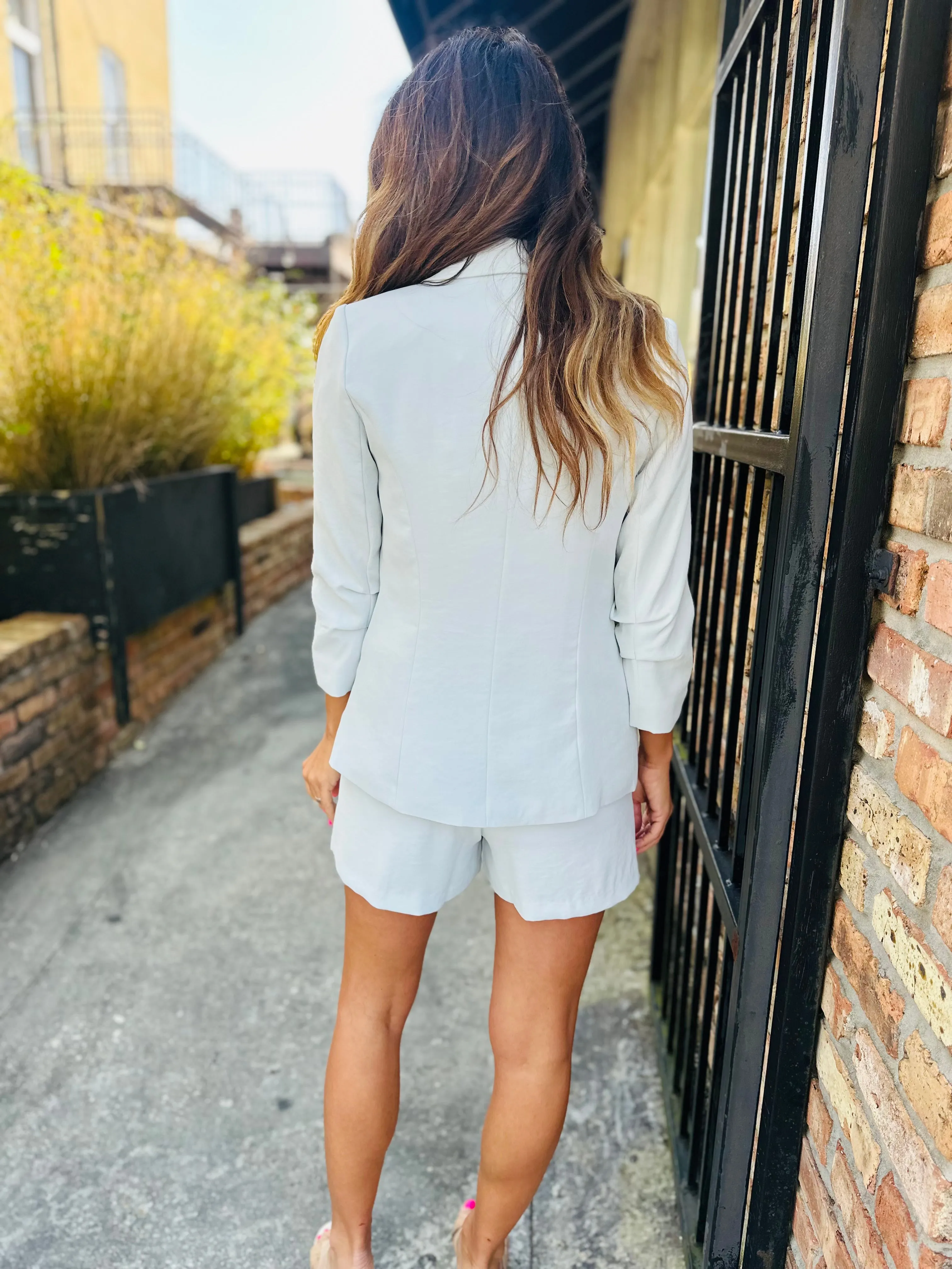 Luna Shorts- Dove Grey