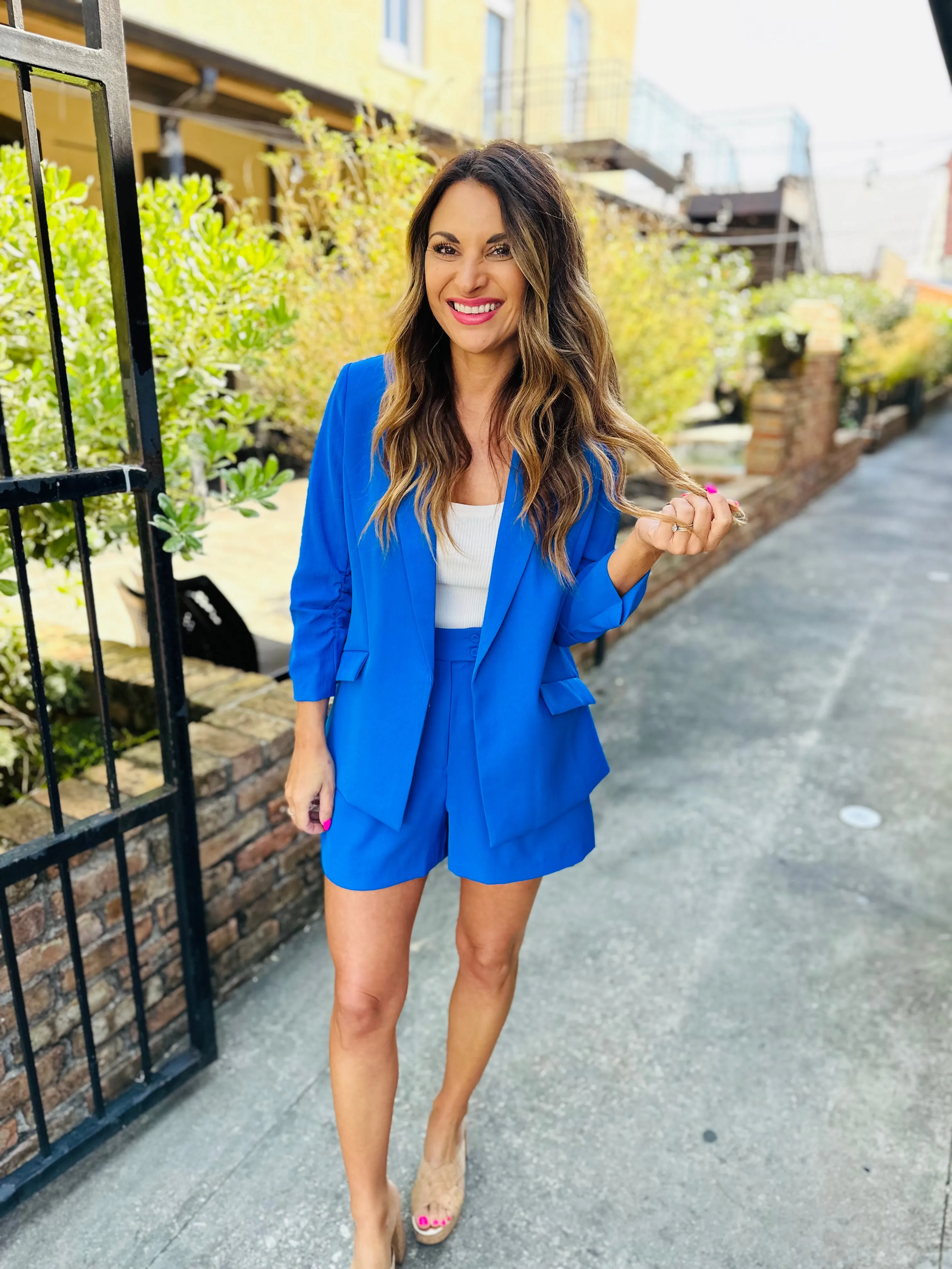 Luna Shorts- Electric Blue