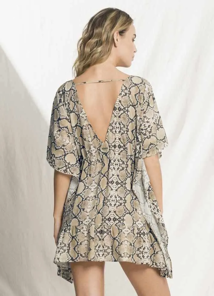 Maaji Bluebell Viscose Woven Kaftan - Python