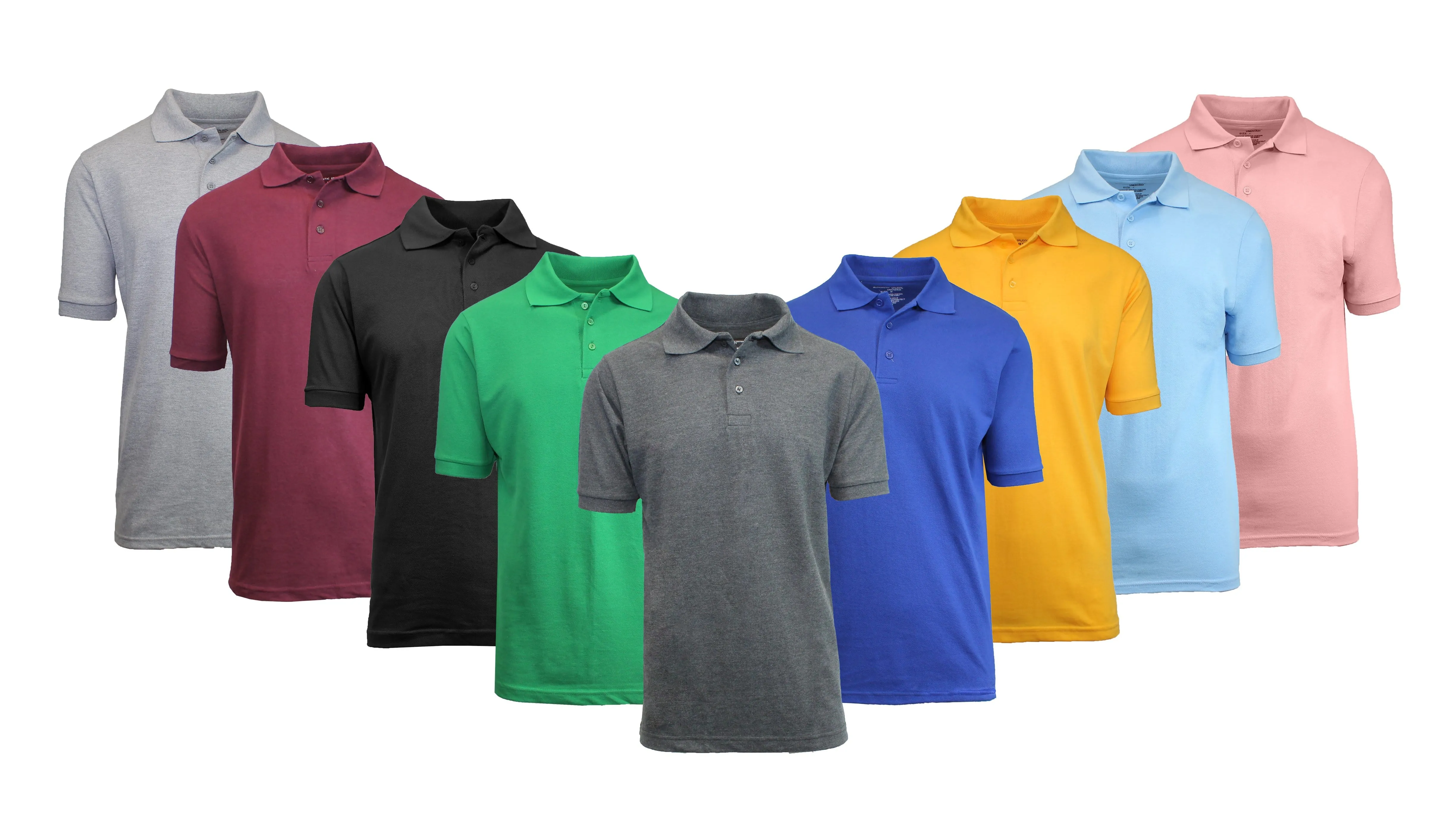 Men's Short Sleeve Pique Polo Shirt