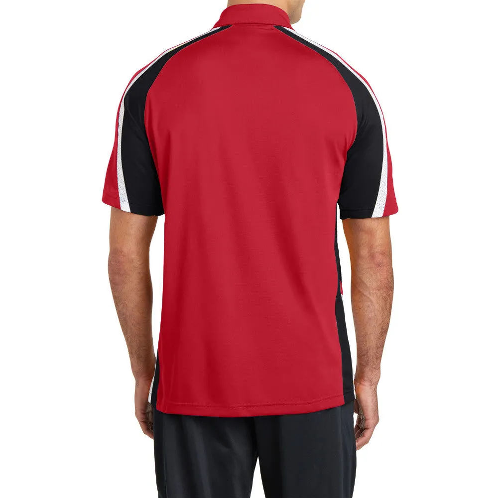 Men's Tricolor Micropique Sport-Wick Polo
