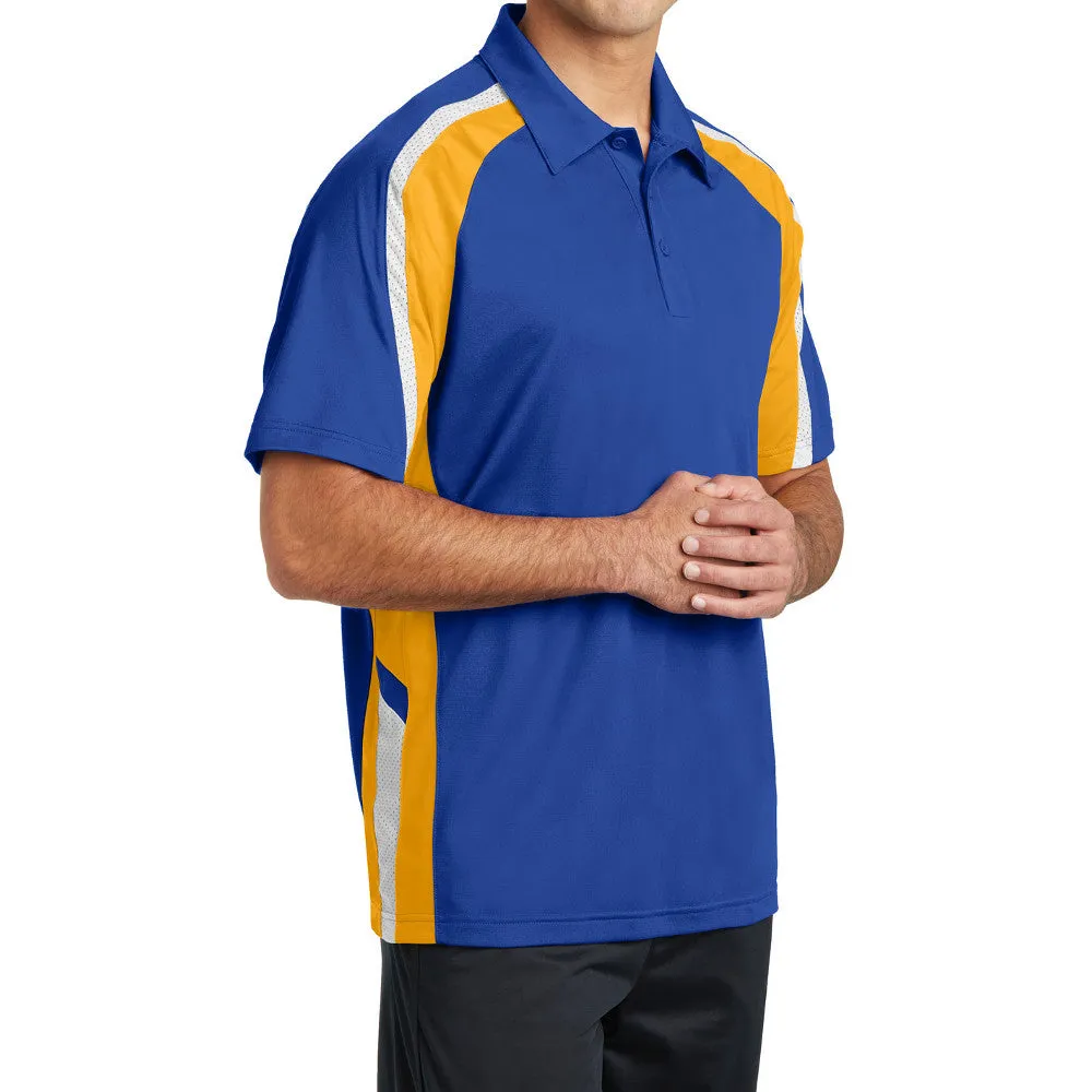 Men's Tricolor Micropique Sport-Wick Polo