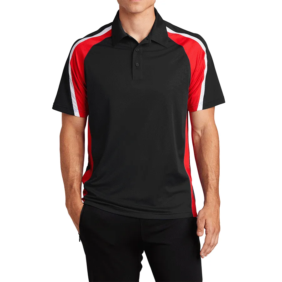 Men's Tricolor Micropique Sport-Wick Polo