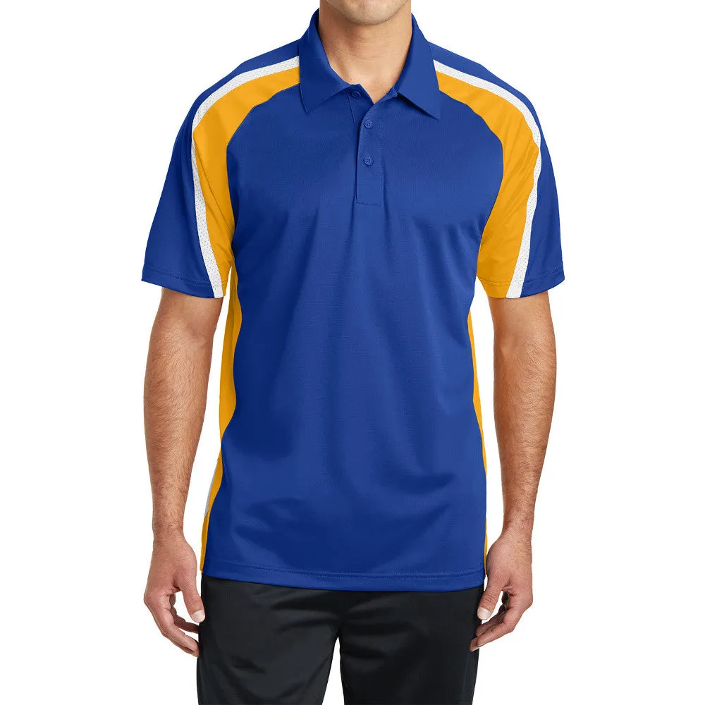Men's Tricolor Micropique Sport-Wick Polo
