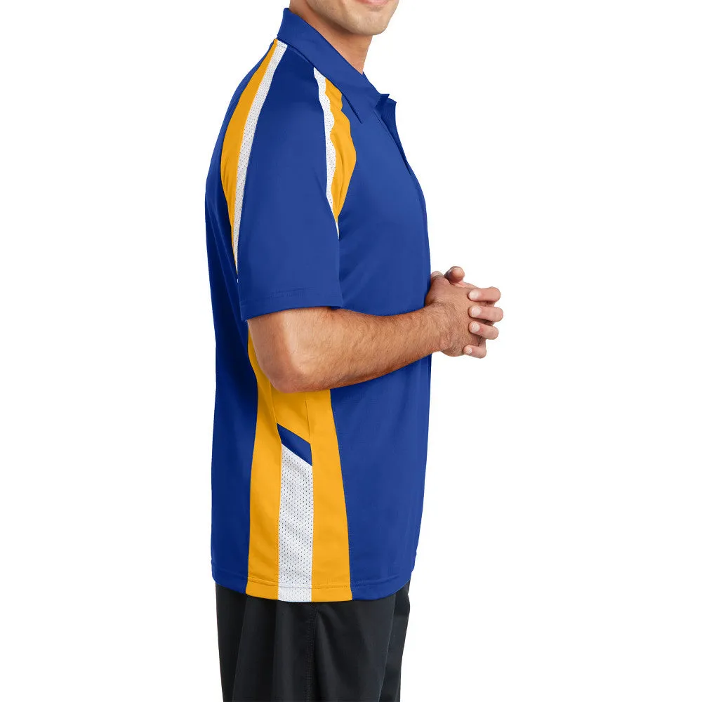 Men's Tricolor Micropique Sport-Wick Polo