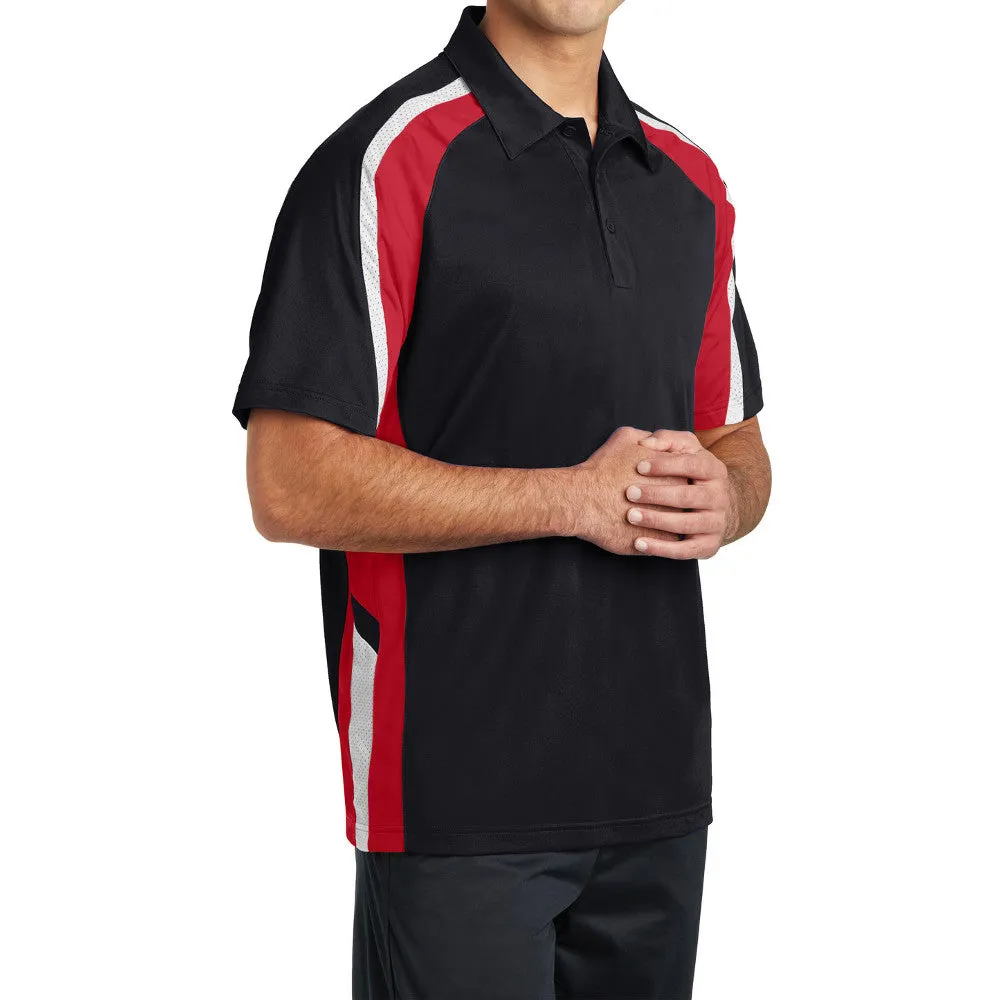Men's Tricolor Micropique Sport-Wick Polo