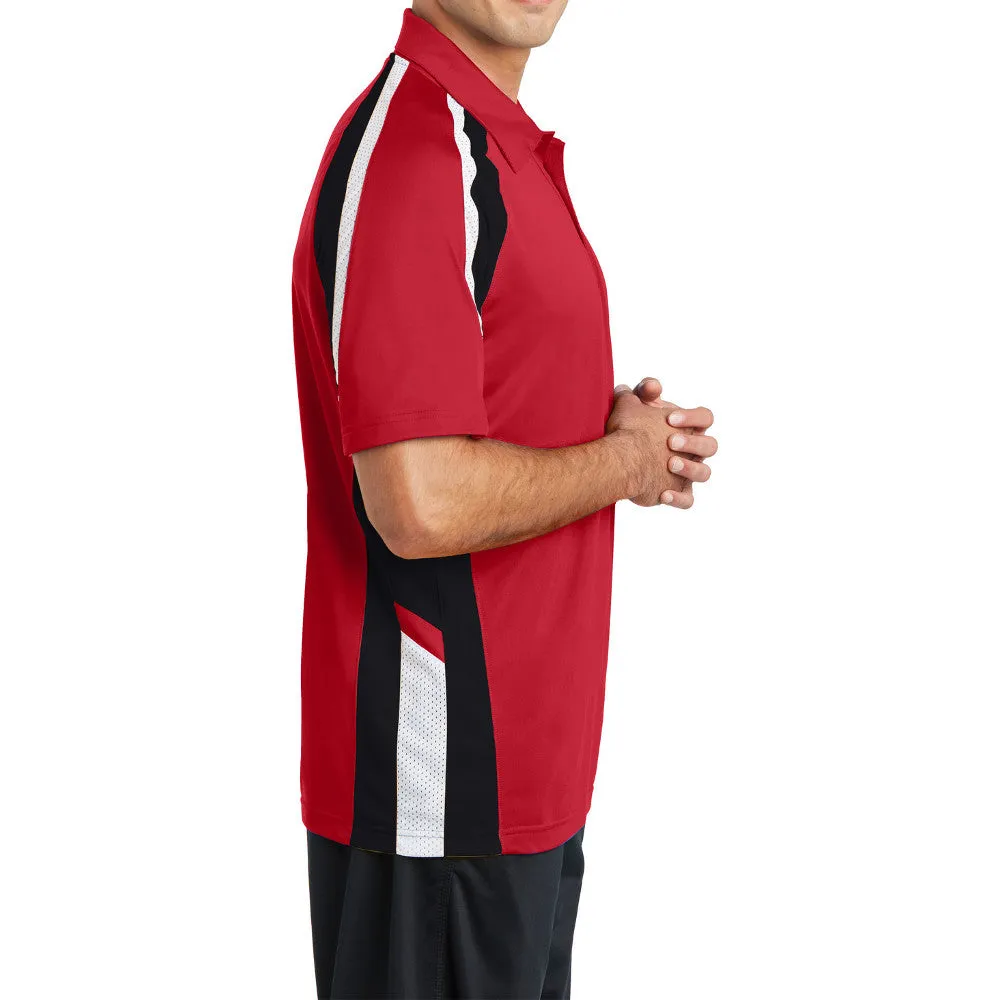 Men's Tricolor Micropique Sport-Wick Polo
