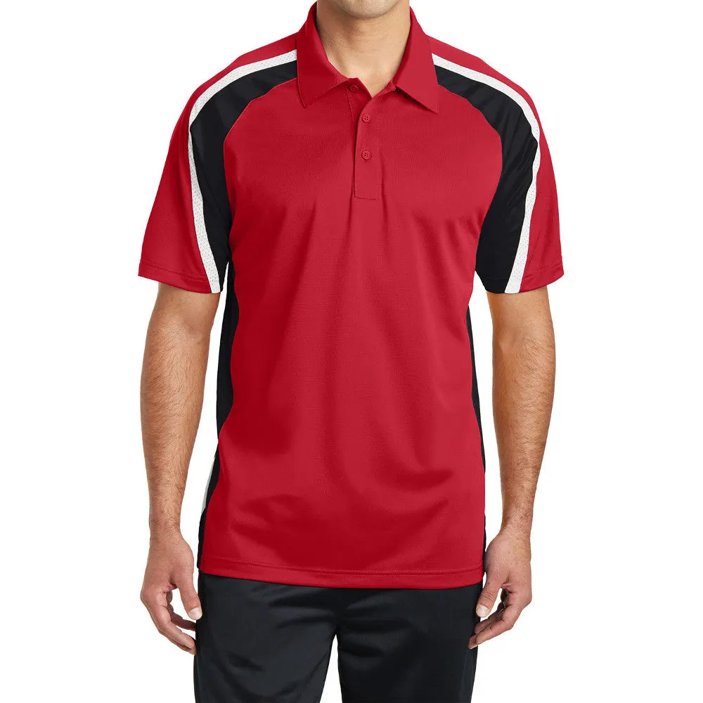 Men's Tricolor Micropique Sport-Wick Polo