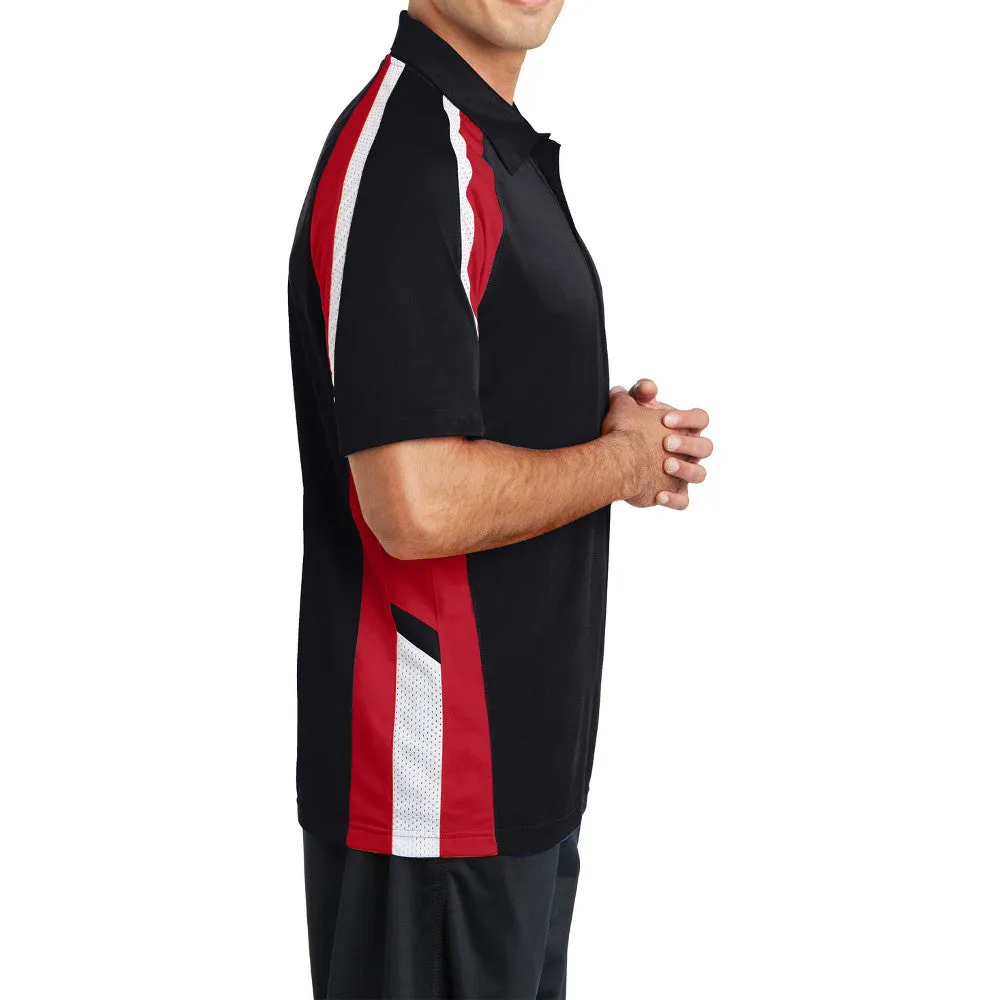 Men's Tricolor Micropique Sport-Wick Polo