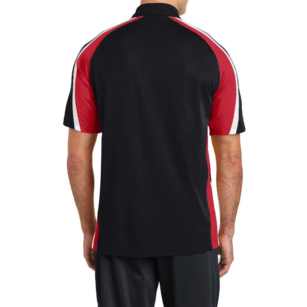 Men's Tricolor Micropique Sport-Wick Polo