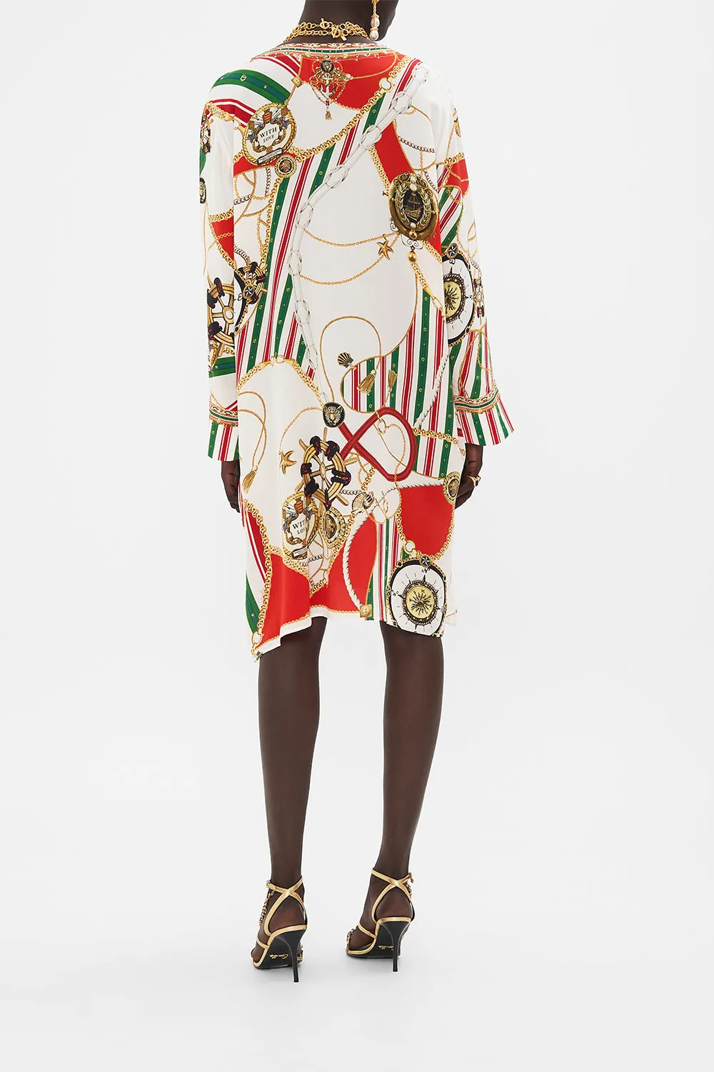 METAL EYELET KAFTAN SALUTI SUMMERTIME