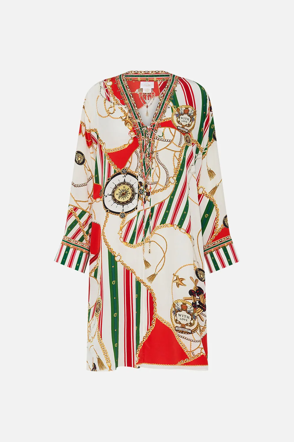 METAL EYELET KAFTAN SALUTI SUMMERTIME