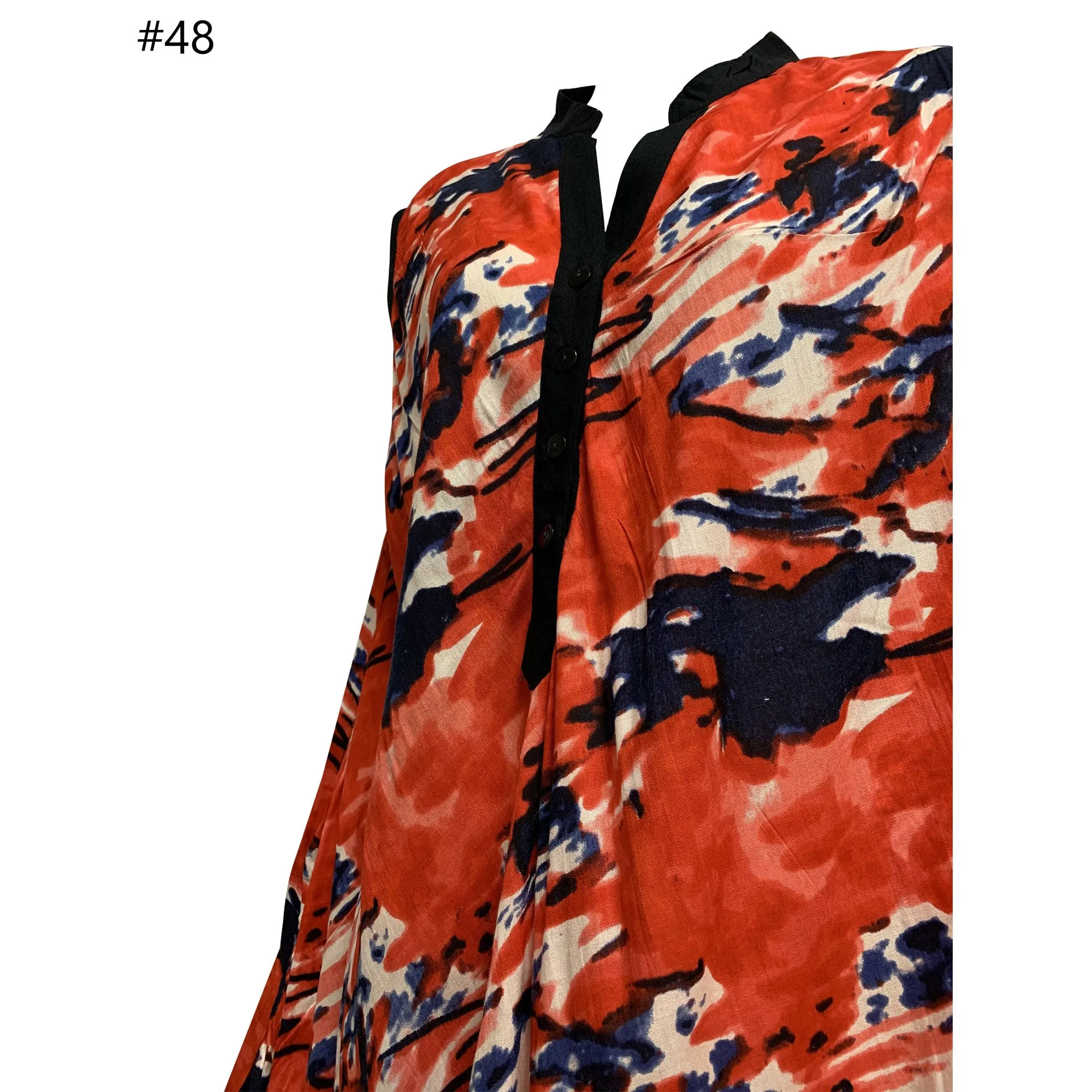 Missy Plus Sleeveless Floral Paisley Printed Collared Loose Summer Casual Dress With Pockets