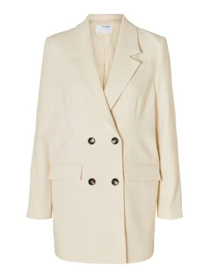Myla Ls Relaxed Blazer - Birch