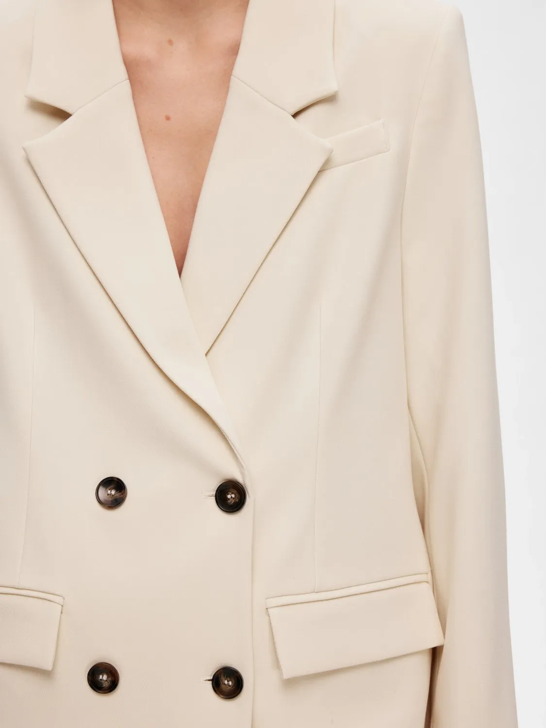 Myla Ls Relaxed Blazer - Birch