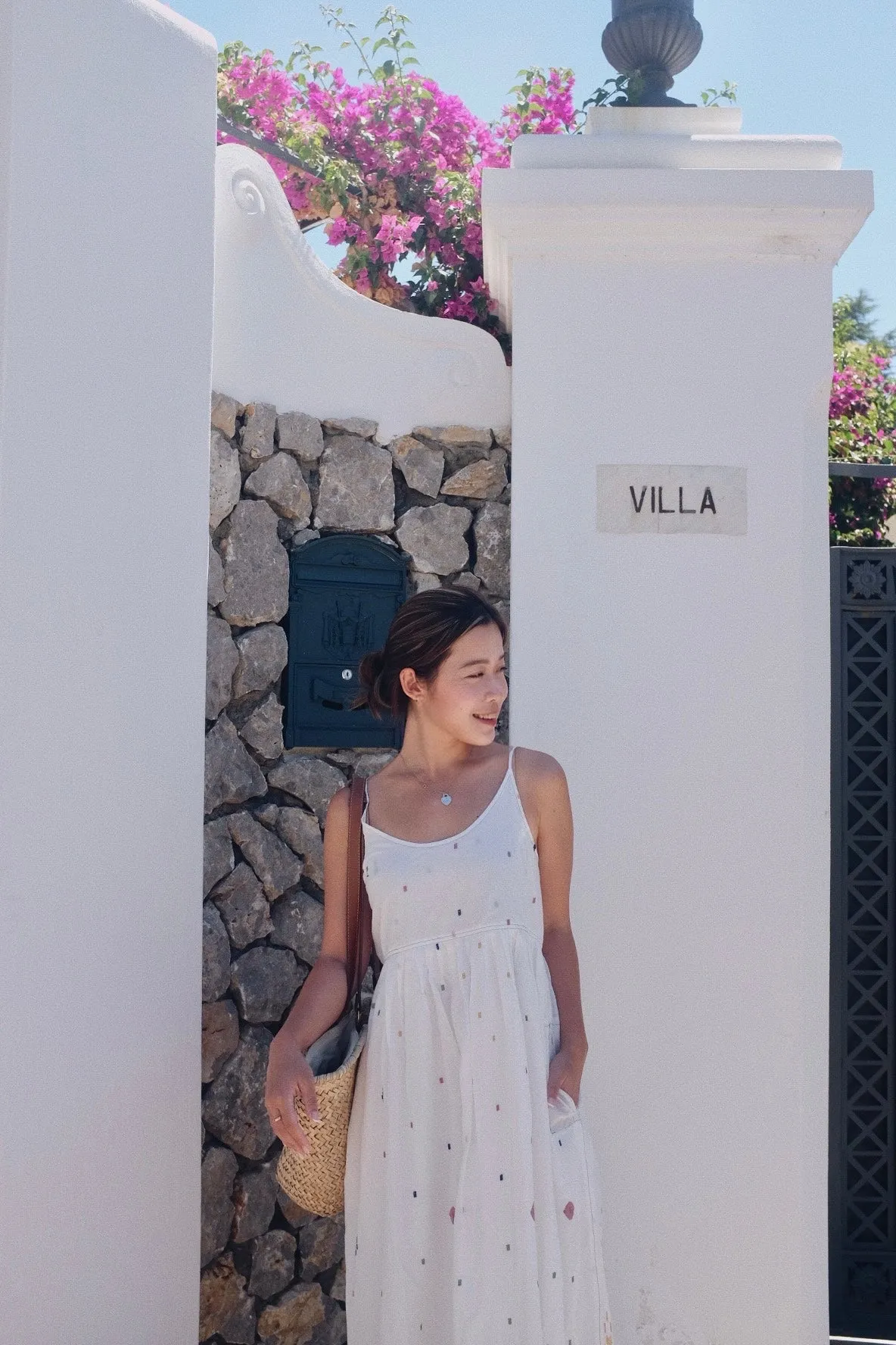 Paloma Embroidered Midi Dress