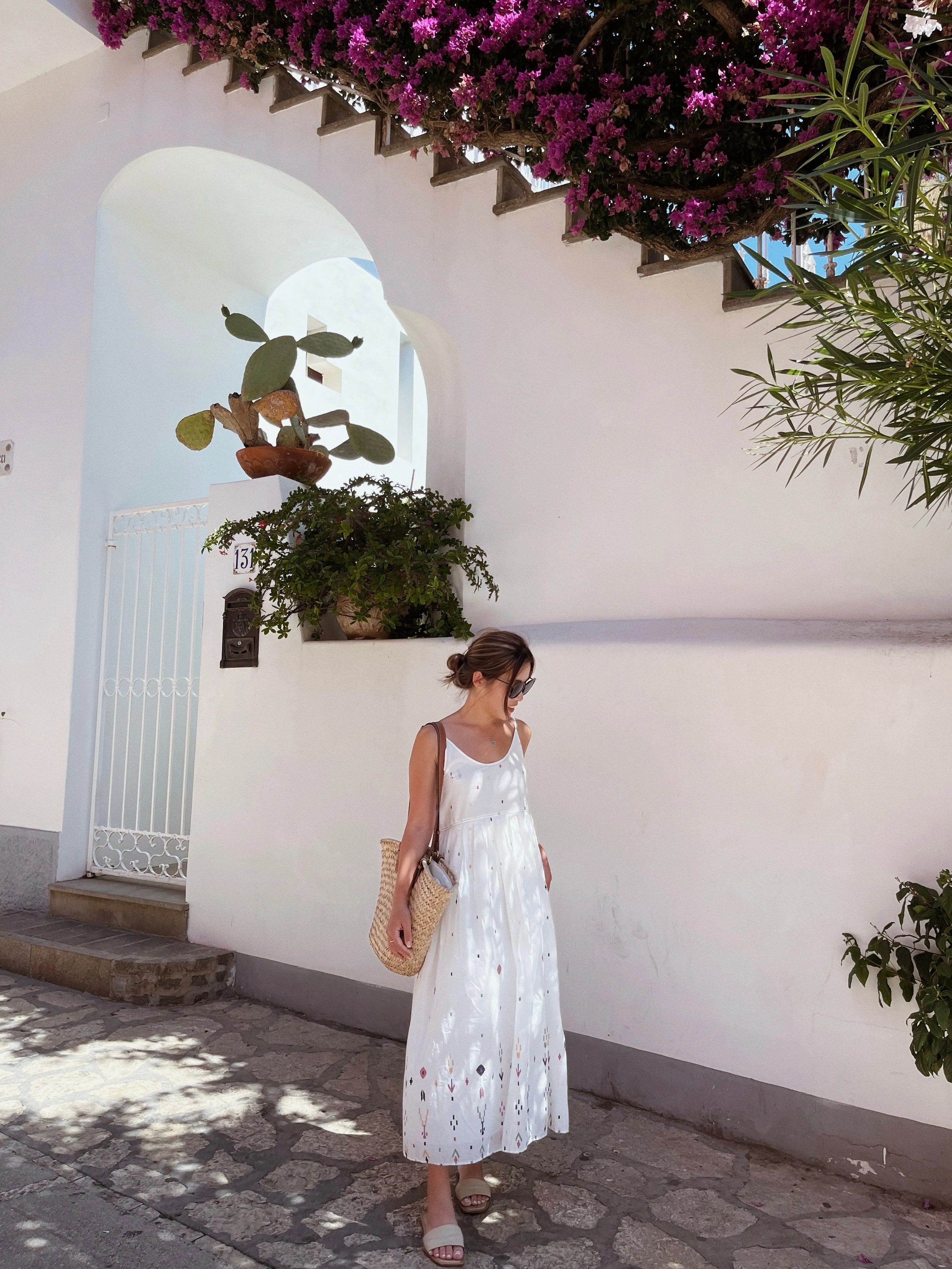Paloma Embroidered Midi Dress