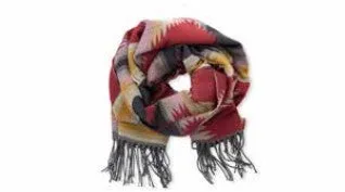 Pistil Unisex Mattea Scarf-Olive, Garnet
