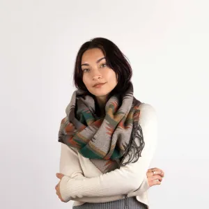 Pistil Unisex Mattea Scarf-Olive, Garnet