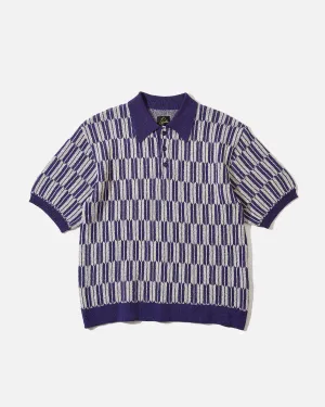 Polo Sweater - Arrow - Purple