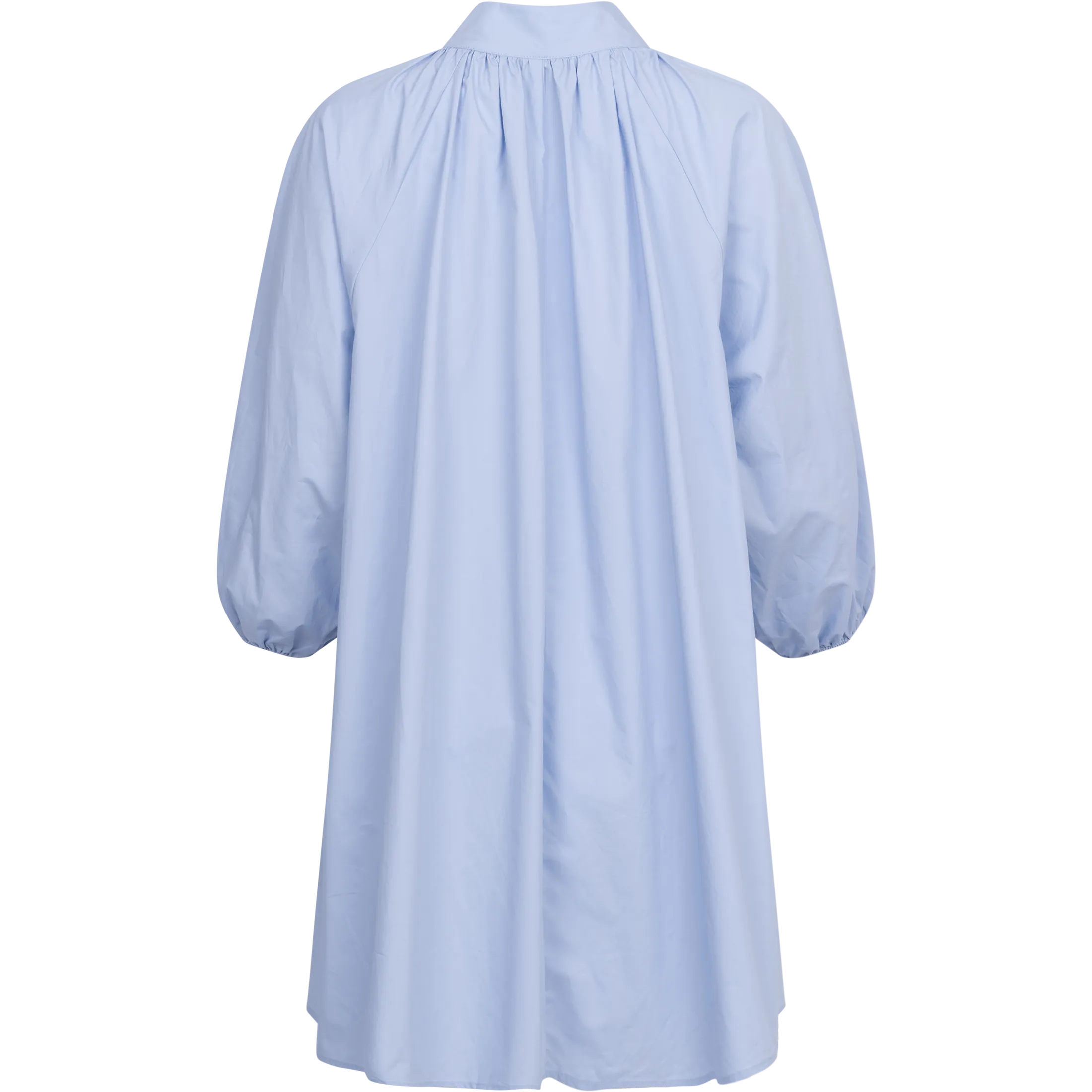 Poplin Bohemian Demi Dress - Light Blue
