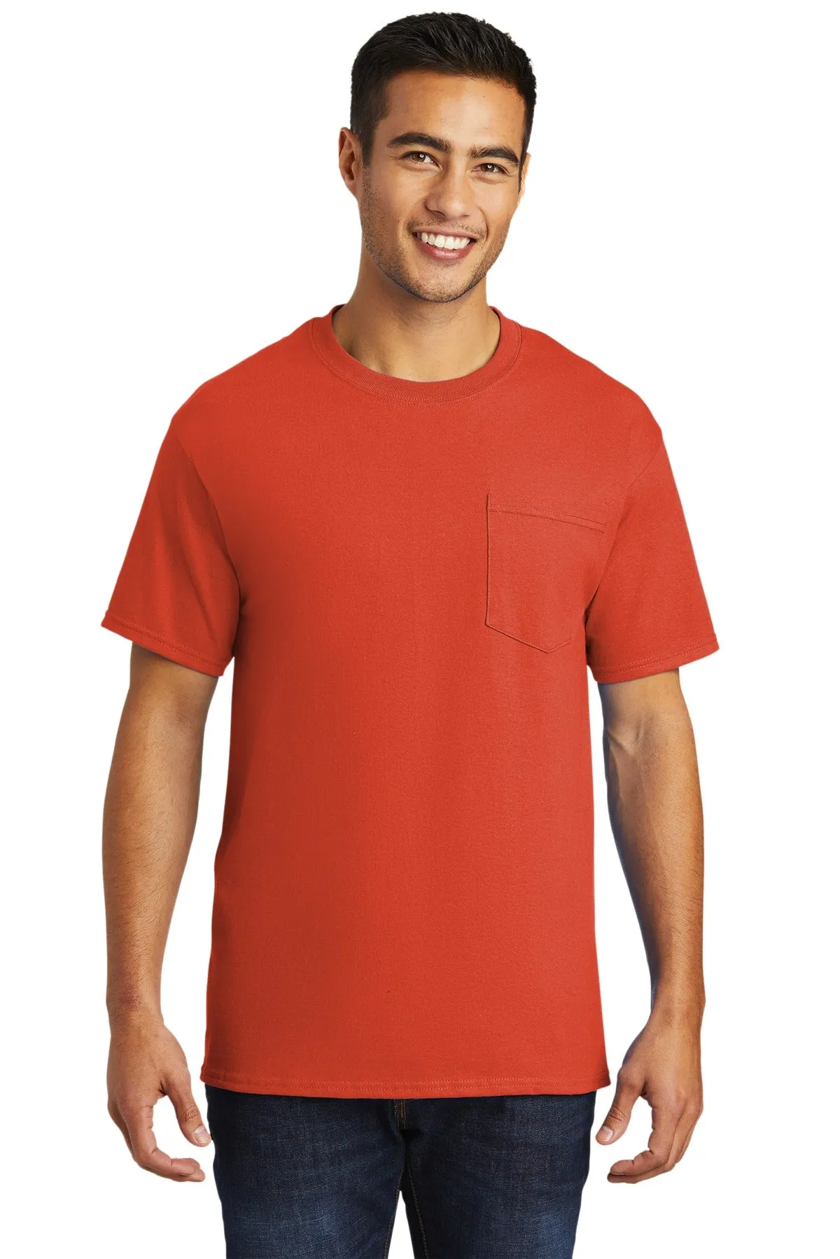 Port & Company® - Tall Essential Pocket Tee. PC61PT