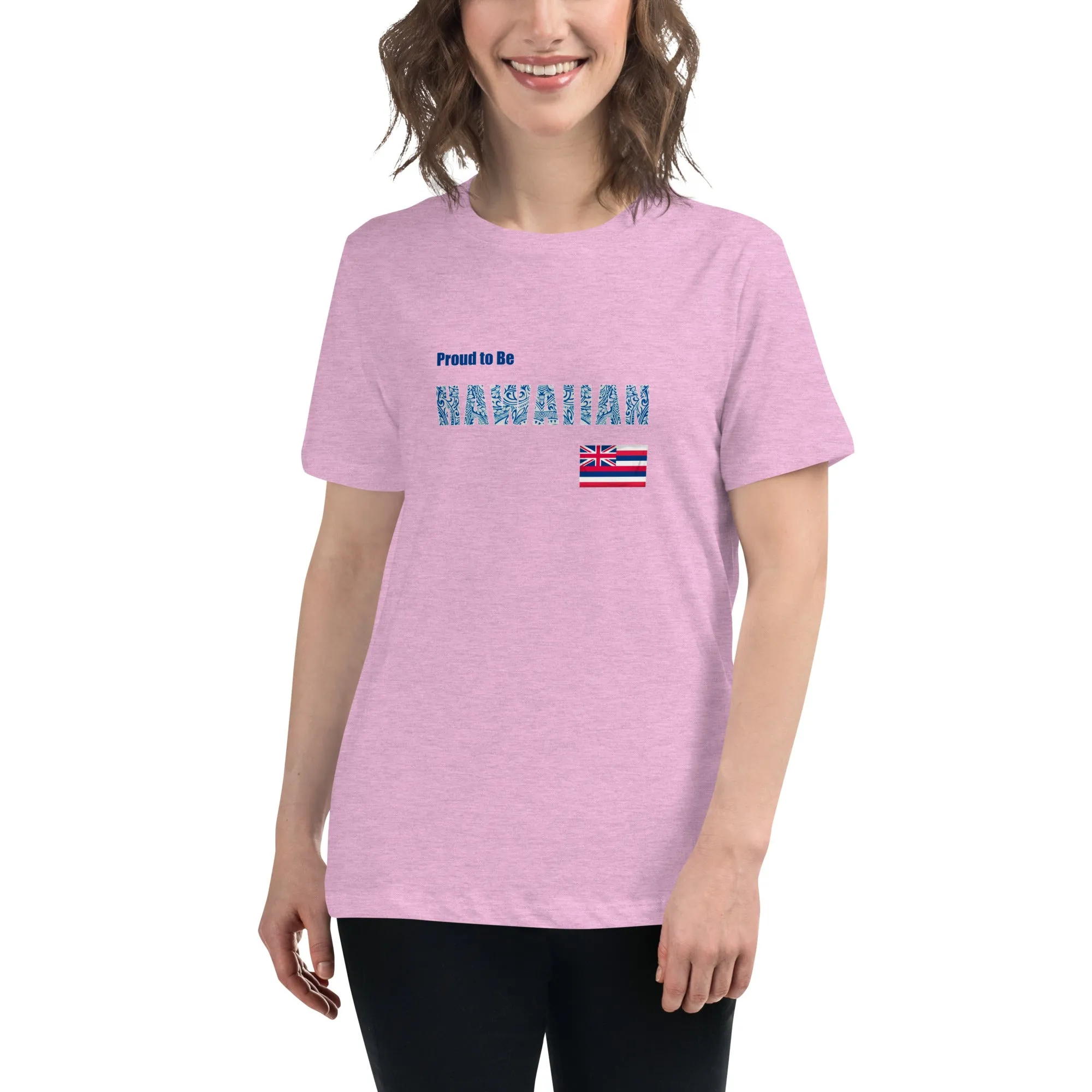 Proud to Be Hawaiian Tattoo Style Women's Relaxed T-Shirt