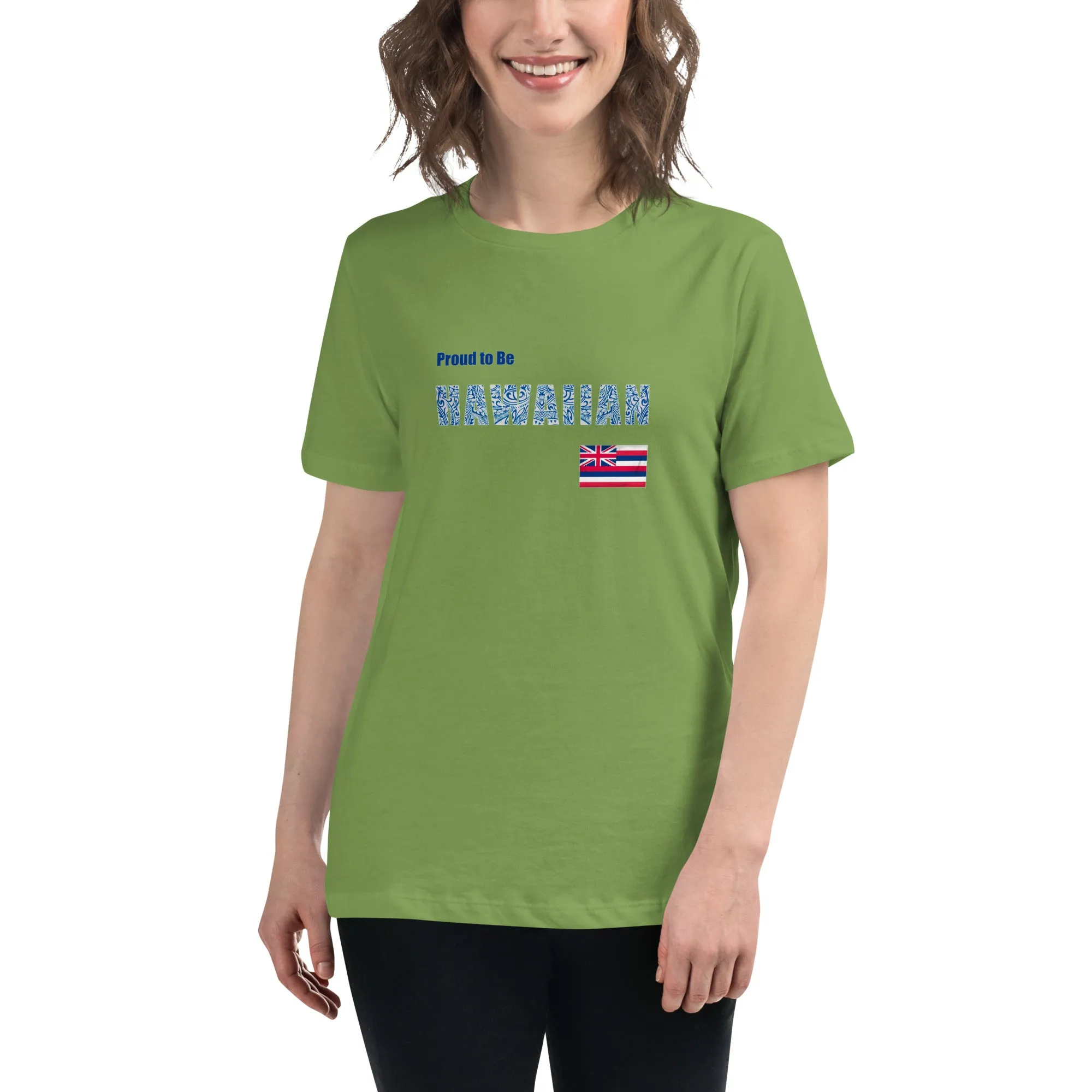 Proud to Be Hawaiian Tattoo Style Women's Relaxed T-Shirt