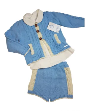 Rahigo knitted set - Blue