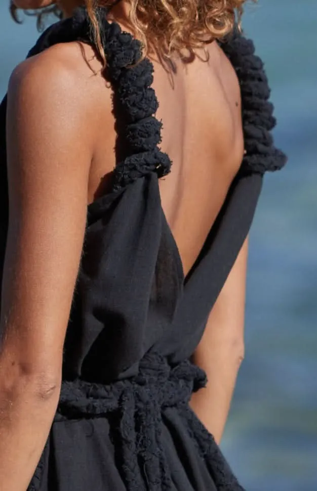 Raw Bohemian Frayed Dress - Wholesale