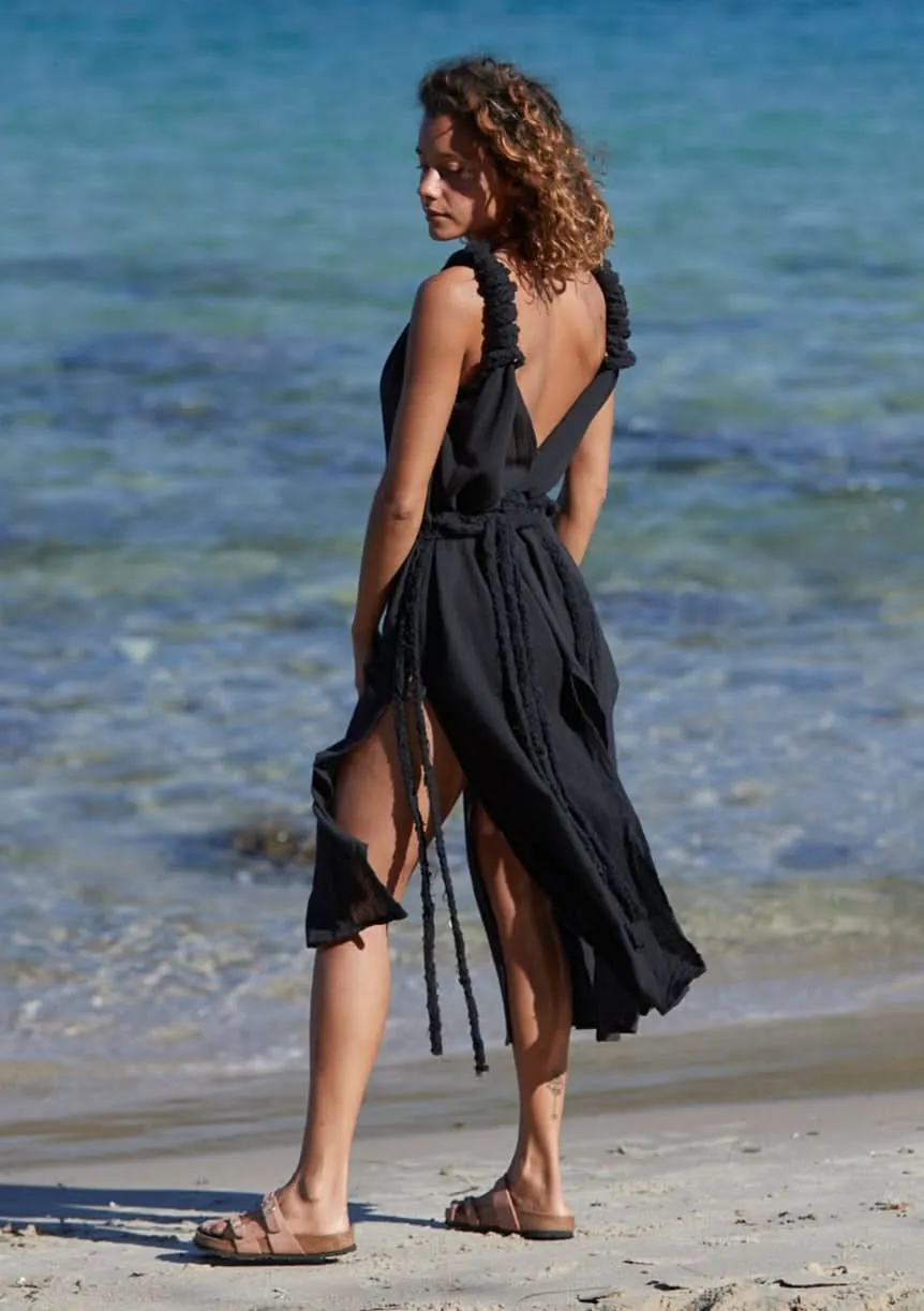 Raw Bohemian Frayed Dress - Wholesale
